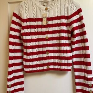 Maeve Striped Red and White Sweater
Purchased at Anthropology